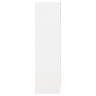 CHOICEWARDROBE Modora White High Gloss 2 Door Wardrobe – Compact Modern Storage with Sleek Gloss Front