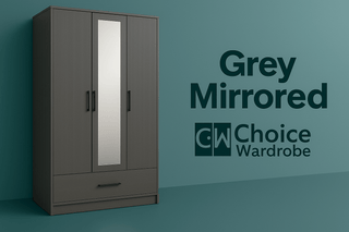 Grey Mirrored Wardrobes - Choice Wardrobe