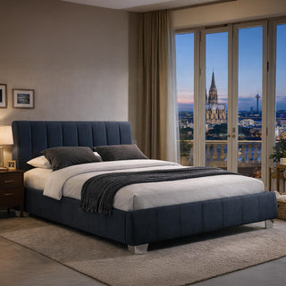 Time Living Braunston Bed - Grey Fabric