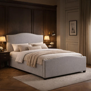 Time Living Brunswick Ottoman Bed - Sand Fabric