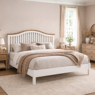 Time Living Chester Bed - Oak and White