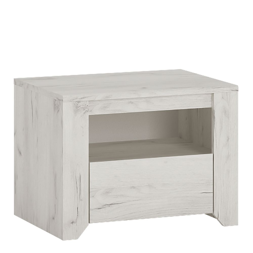 Angel 3-Piece Bedroom Set with 2-Door Wardrobe – White Oak – supplier image 2