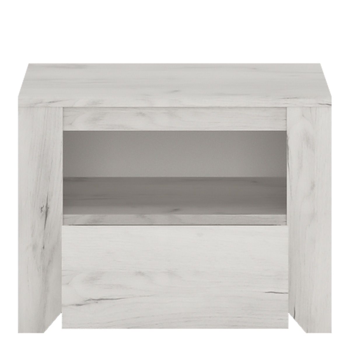 Angel 3-Piece Bedroom Set with 2-Door Wardrobe – White Oak – supplier image 3