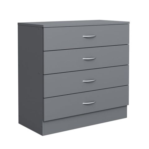 Arvello 74cm 4-Drawer Chest of Drawers in Grey