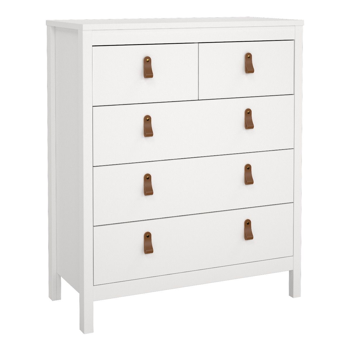 Barcelona 3-Piece Bedroom Set with 2-Door Wardrobe – White – supplier image 6