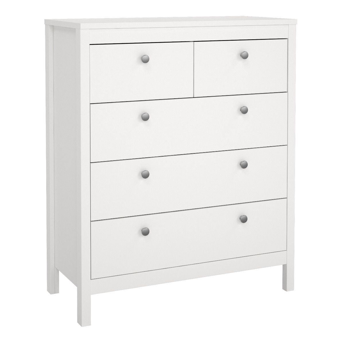 Madrid 3-Piece Bedroom Set with 3-Door Wardrobe – White – supplier image 6