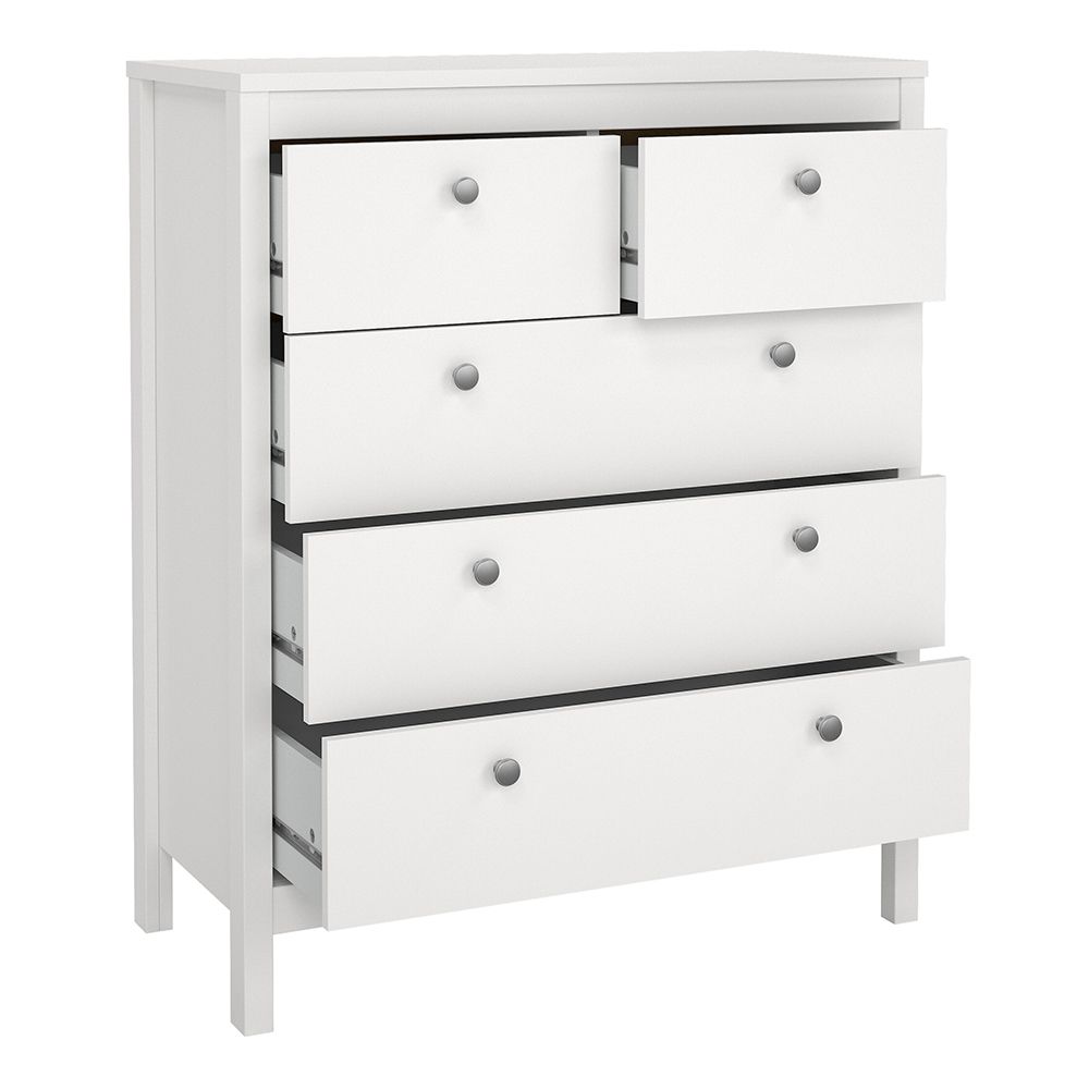 Madrid 3-Piece Bedroom Set with 3-Door Wardrobe – White – supplier image 7