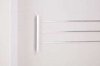 CHOICEWARDROBE Capri White Sliding 2 Door Wardrobe – 203cm | Matt Finish with Mirror & Storage Shelves