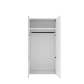 CHOICEWARDROBE Trail 2 Door Wardrobe – Grandson Oak Finish | Modern Hinged Storage with Tall Handles
