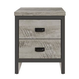 Balcombe Grey Wooden Bedside Cabinets In Pair