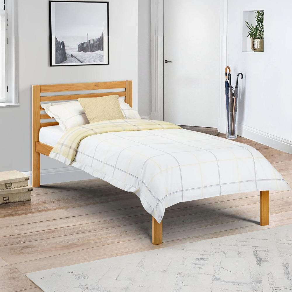 Julian Bowen Slocum single bed in Antique Pine