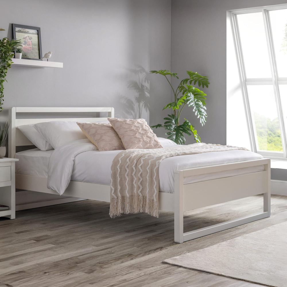 Julian Bowen Venice Double Bed – Surf White