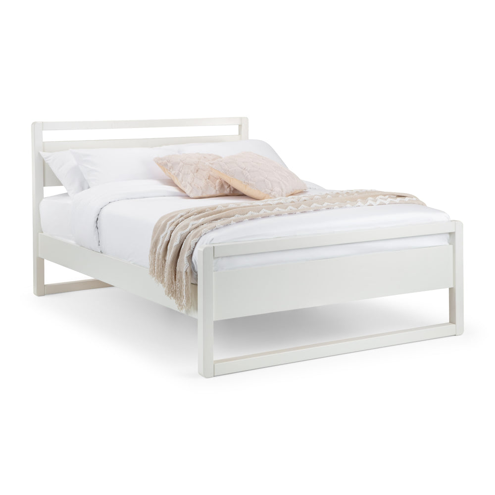 Julian Bowen Venice Double Bed – Surf White detail 1