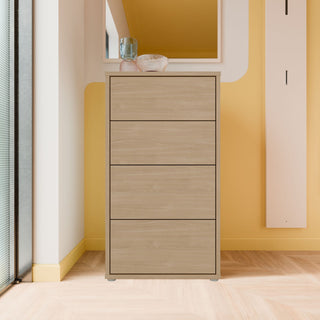 Alice Springs 54.8cm tall 4-drawer chest in Elegancia Oak – image 1 of 9