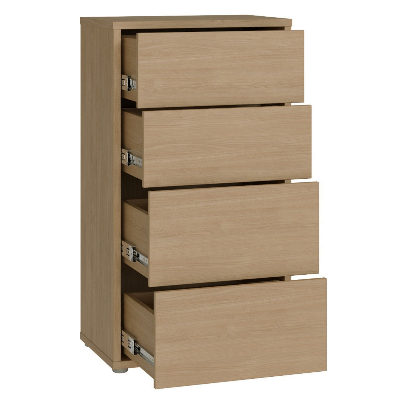 Alice Springs 54.8cm tall 4-drawer chest in Elegancia Oak – image 5 of 9