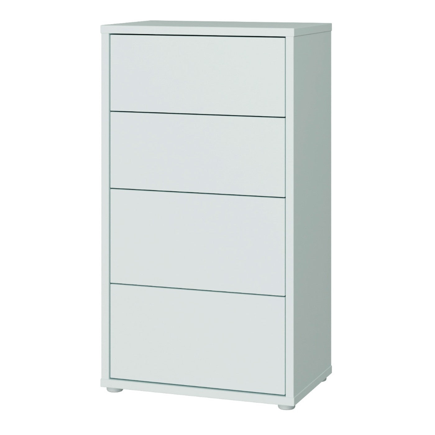 Alice Springs 54.8cm tall 4-drawer chest in Light Grey – image 4 of 9