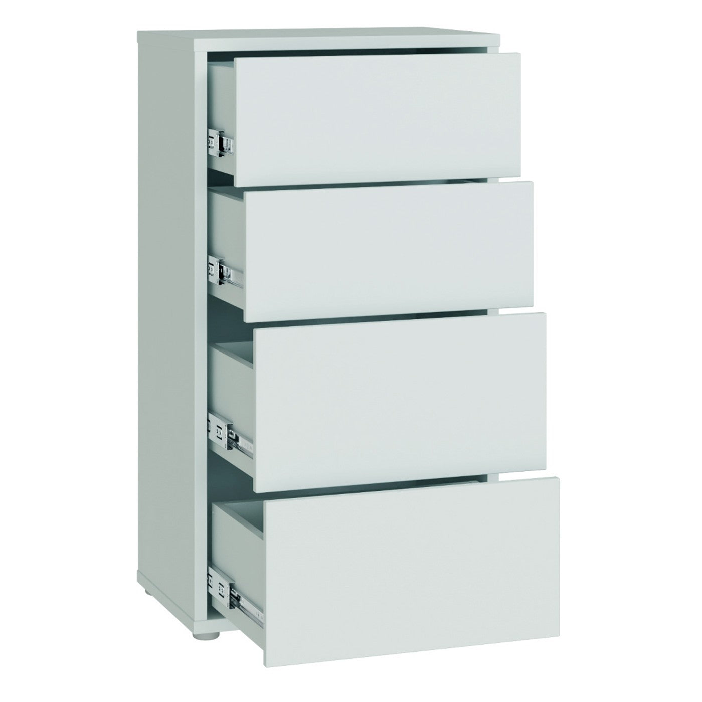 Alice Springs 54.8cm tall 4-drawer chest in Light Grey – image 5 of 9