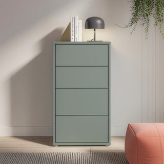 Alice Springs 54.8cm tall 4-drawer chest in Sage Green – image 1 of 10
