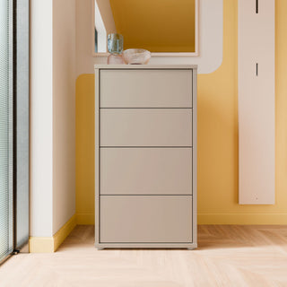 Alice Springs 54.8cm tall 4-drawer chest in Taupe – image 1 of 9