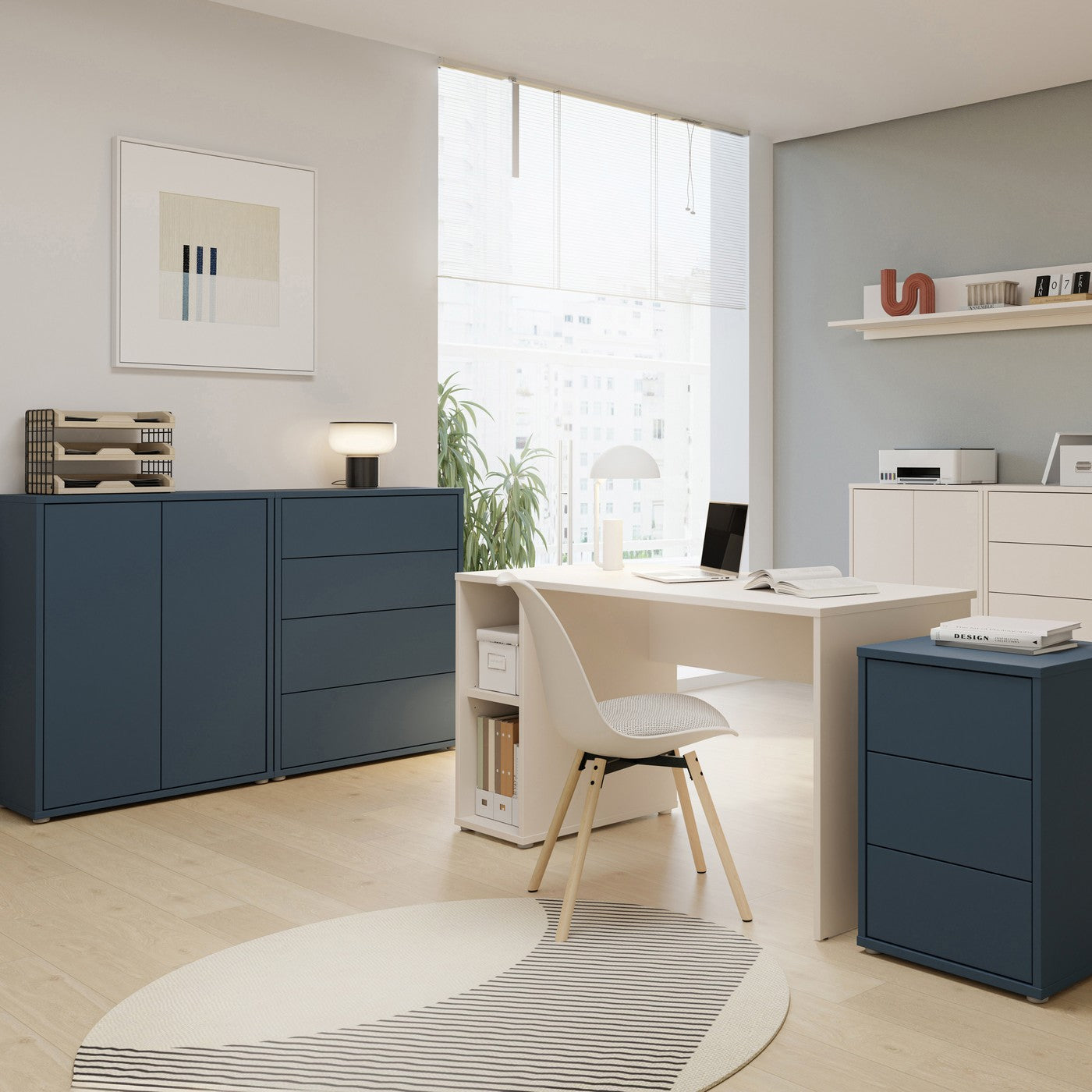 Alice Springs 74.5cm 4-Drawer Chest in Night Blue – image 8 of 11