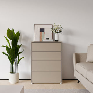 Alice Springs 74.5cm 4-Drawer Chest in Taupe – image 1 of 10