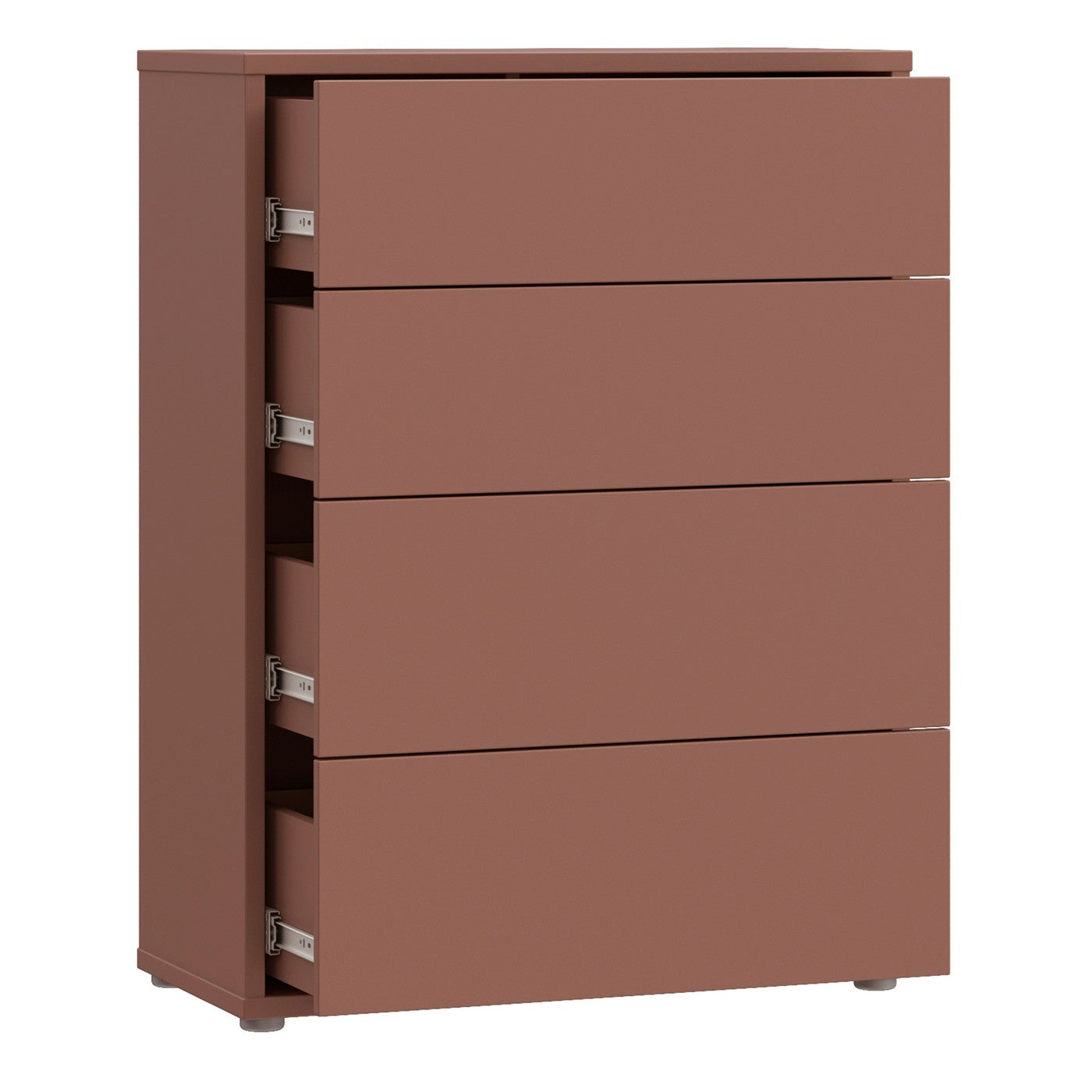 Alice Springs 74.5cm 4-Drawer Chest in Terracotta – image 5 of 10