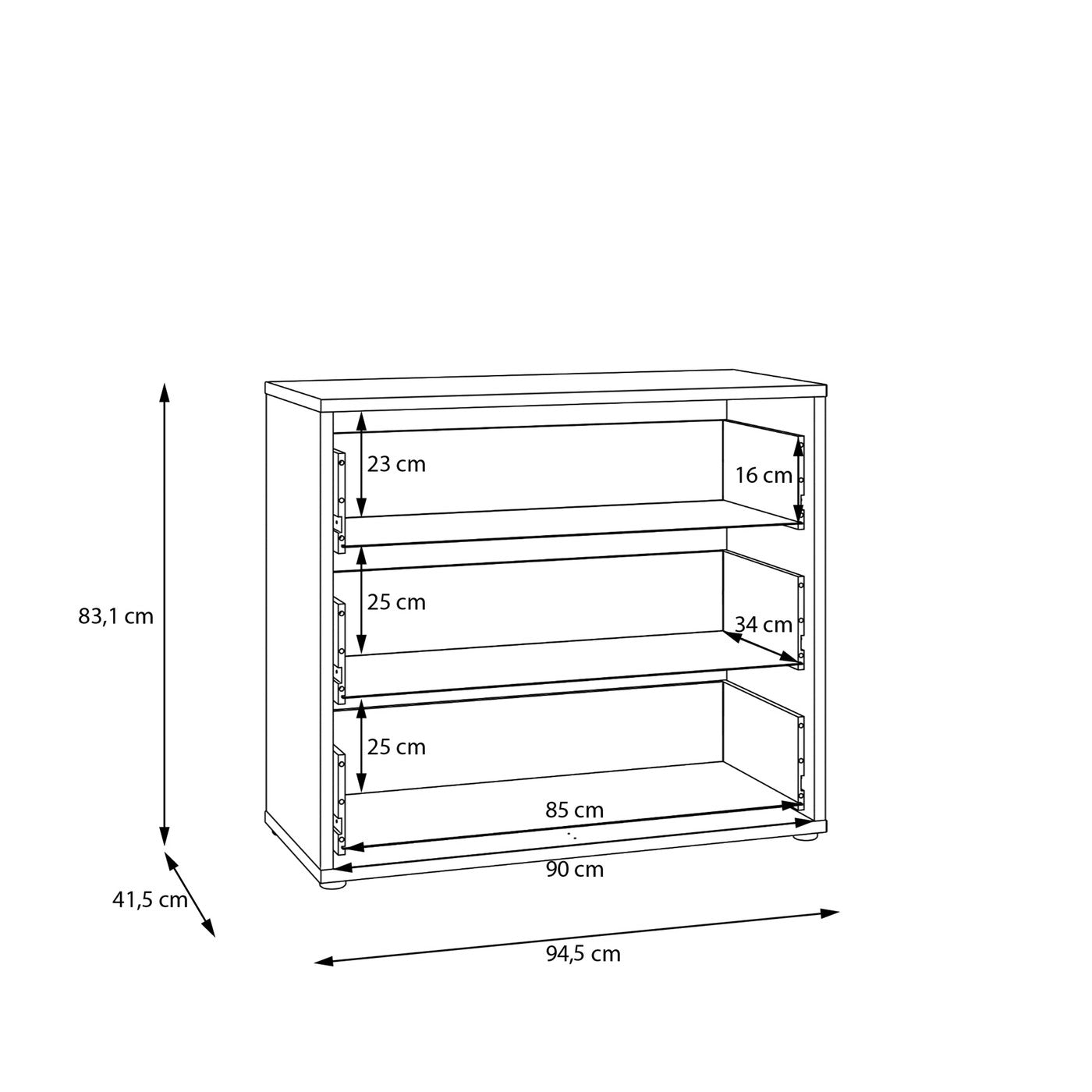 Alice Springs 94.8cm 3-Drawer Chest in Butter Yellow – image 9 of 9