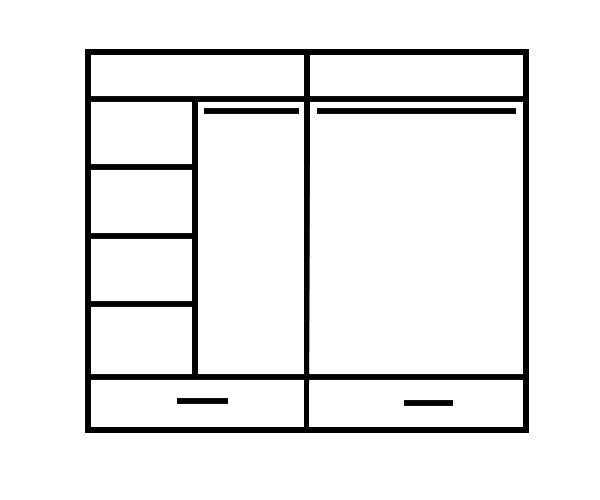 Arti AR-05 200cm 2 Door Mirrored Sliding Wardrobe in White Matt – image 6