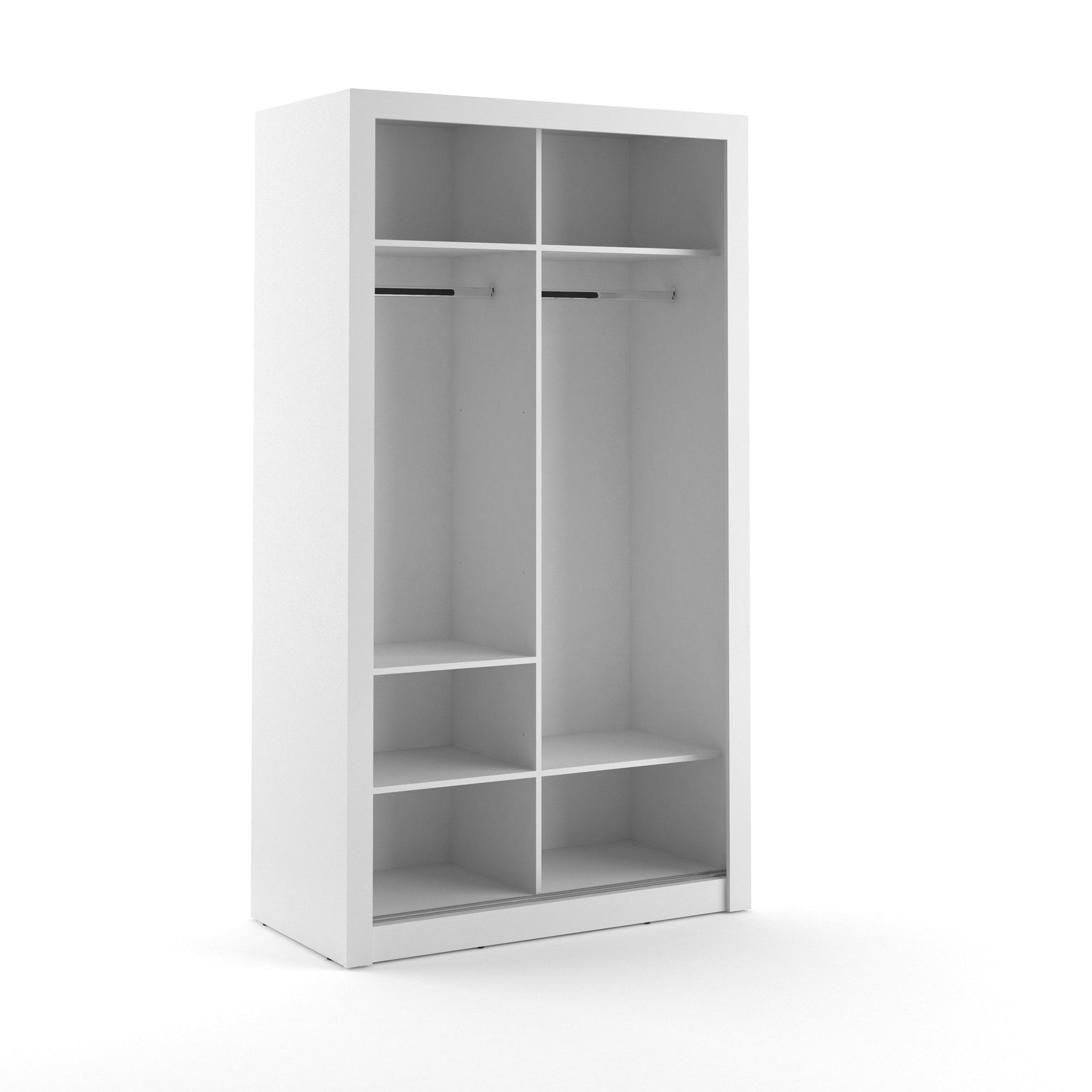 Arti 19 120cm 2 Door Mirrored Sliding Wardrobe in Grey Matt – image 5