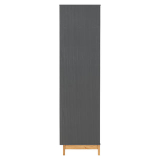 Arthur Wooden Wardrobe With 2 Doors In White And Grey