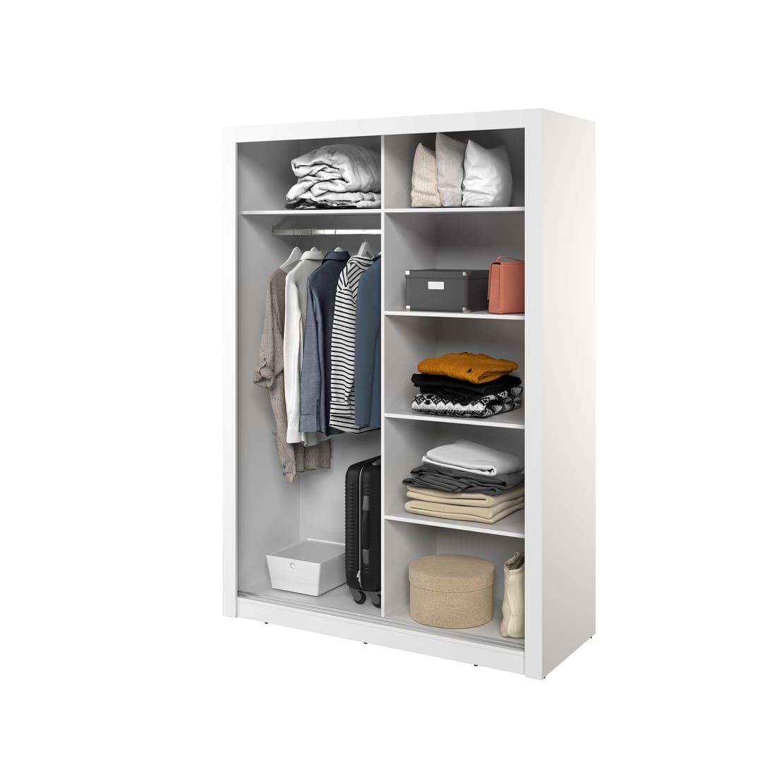 Arti 18 - 2 Sliding Door Wardrobe 150cm - Oak Artisan — view 2