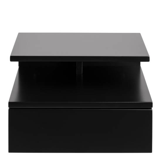 Ashlan 35cm 1-Drawer Bedside Table – Black – image 3