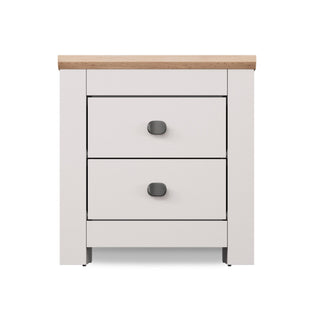 MILANA Bedsite Table with 2 Drawers - Cashmere – image 1