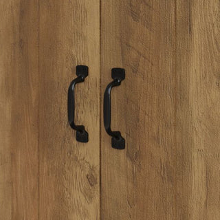 Balcombe Wooden Wardrobe With 3 Doors In Knotty Oak