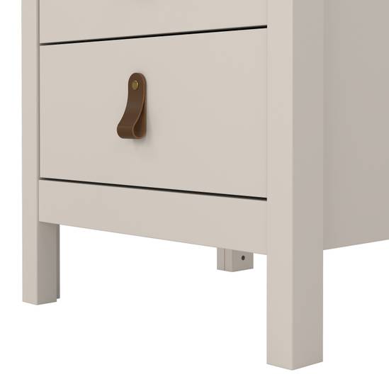 Barcelona 43.8cm 3-Drawer Bedside Table – Cashmere – image 9
