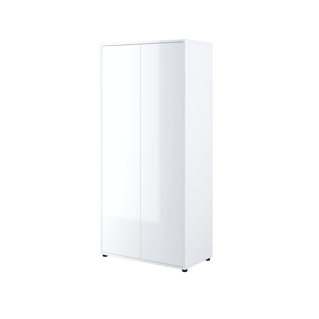 Bed Concept BC-20 Hinged Door Wardrobe 101cm - White Gloss — view 1