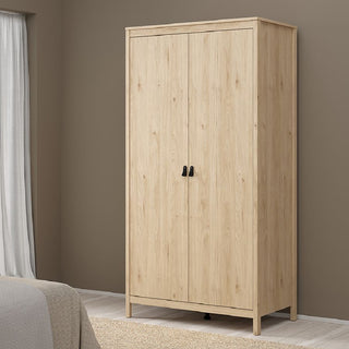 Bellevue Wooden Furniture Set With 2 Doors Wardrobe In Oak