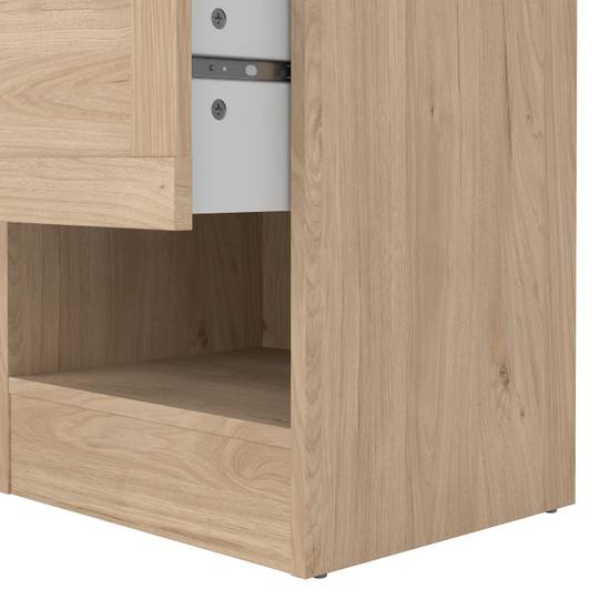 Brande 40.2cm 1-Drawer Nightstand – Light Oak – image 9