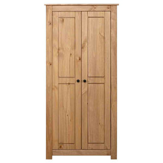 Bury Wooden Wardrobe With 2 Doors In Brown