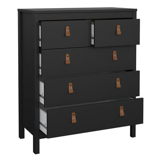 Butler Wooden Bedroom Set With 2 Doors Wardrobe In Black