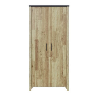 Calgary Wooden Wardrobe With 2 Doors In Oak