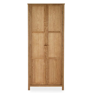 Calliope Wooden Wardrobe With 2 Doors In Oak