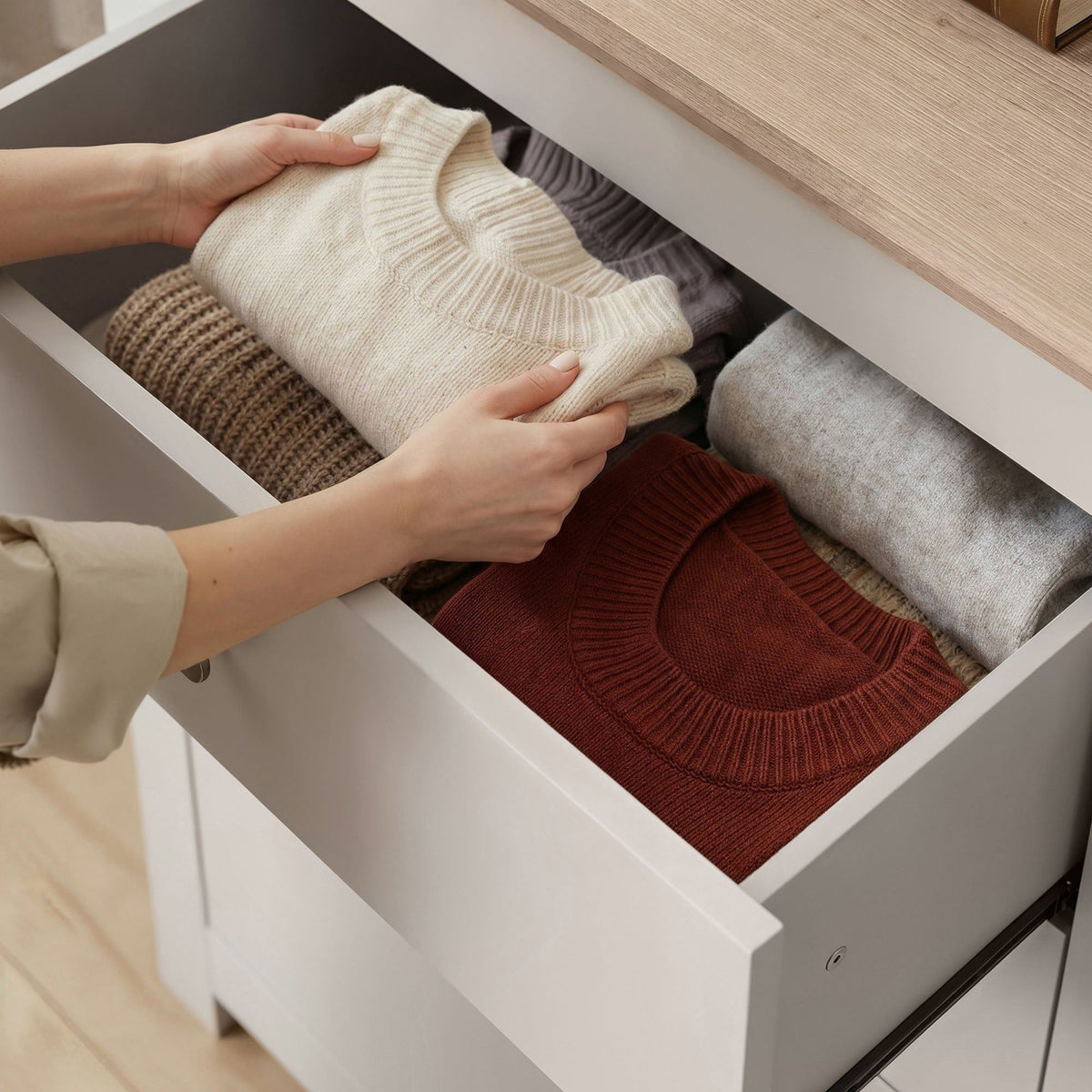 Milana 79cm 4-Drawer Chest of Drawers product view 6