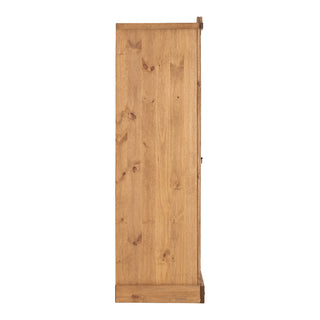 Central Wooden Wardrobe With 1 Door In Oak