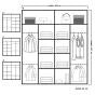 CHOICEWARDROBE Heffner 180cm Black 2-Door Sliding Wardrobe with Wave Mirrored Glass Front, internal layout schematic