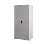 Alton 2 door wardrobe in White & Grey, view 3
