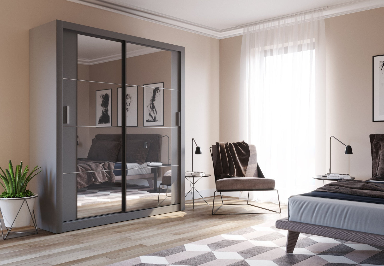 A3 grey wardrobe image
