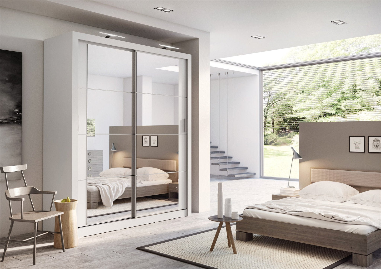 A3 white wardrobe image