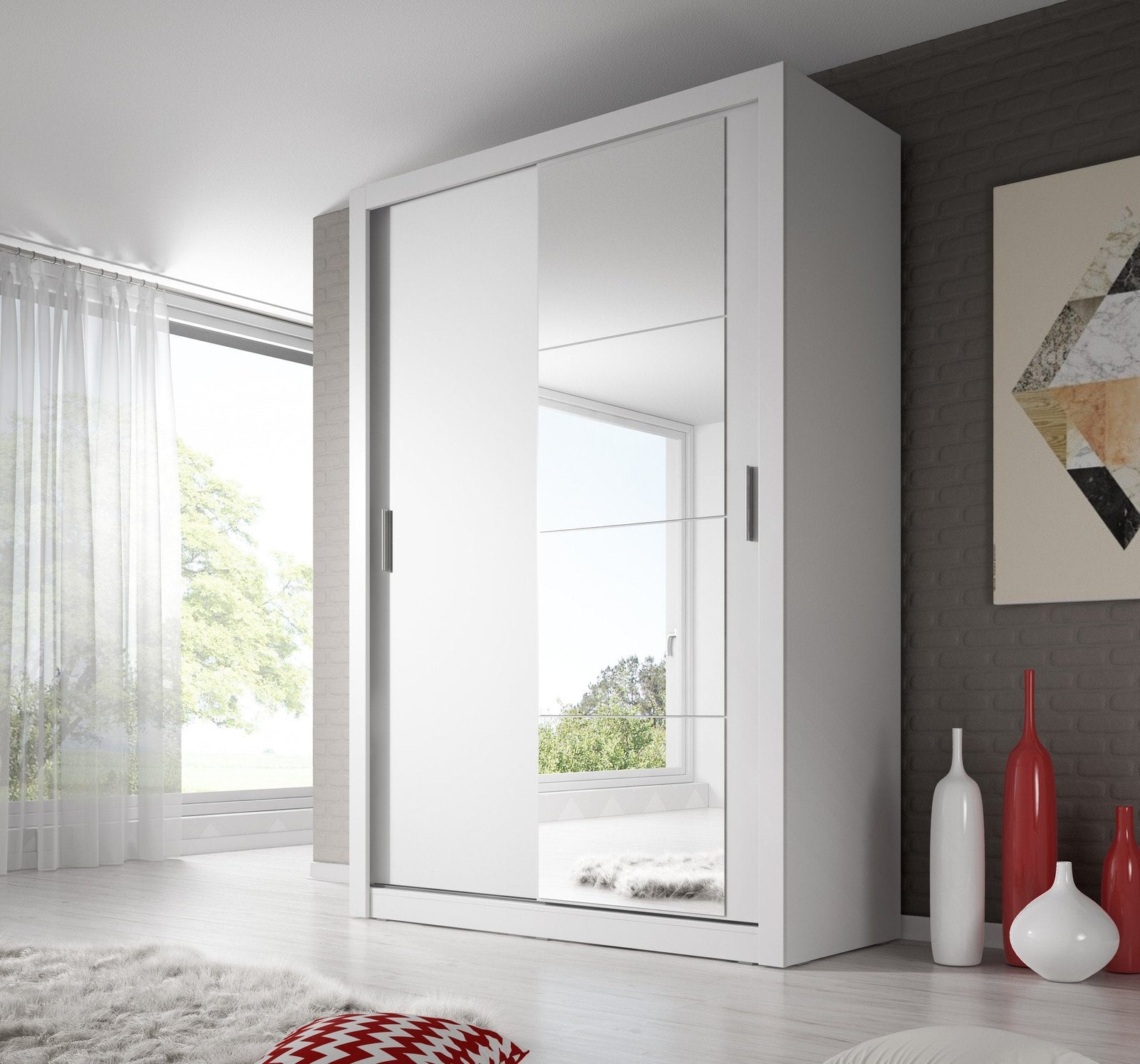 A4 white wardrobe image