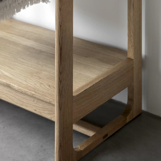 Natural oak open wardrobe shelf detail - Cairo by Choice Wardrobe